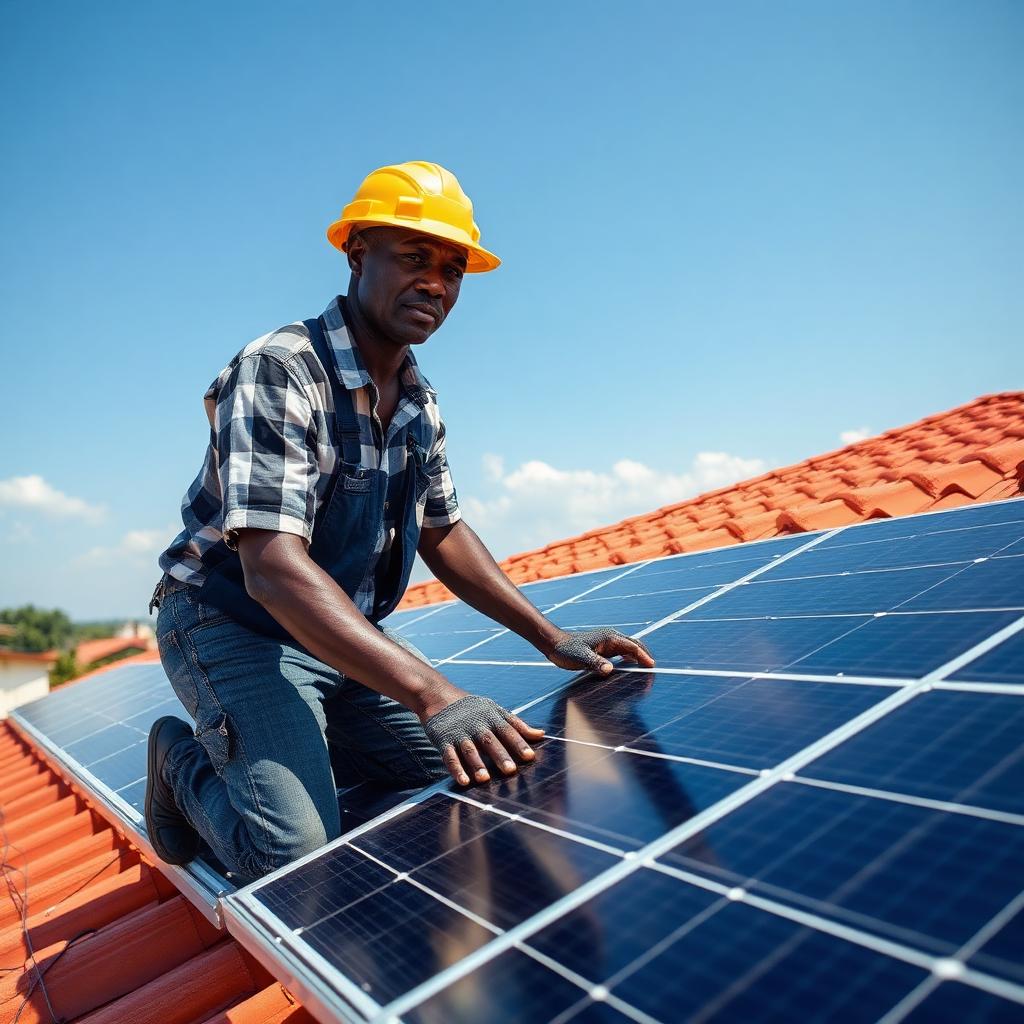 Instalação de Painéis Solares (Nível Inicial)